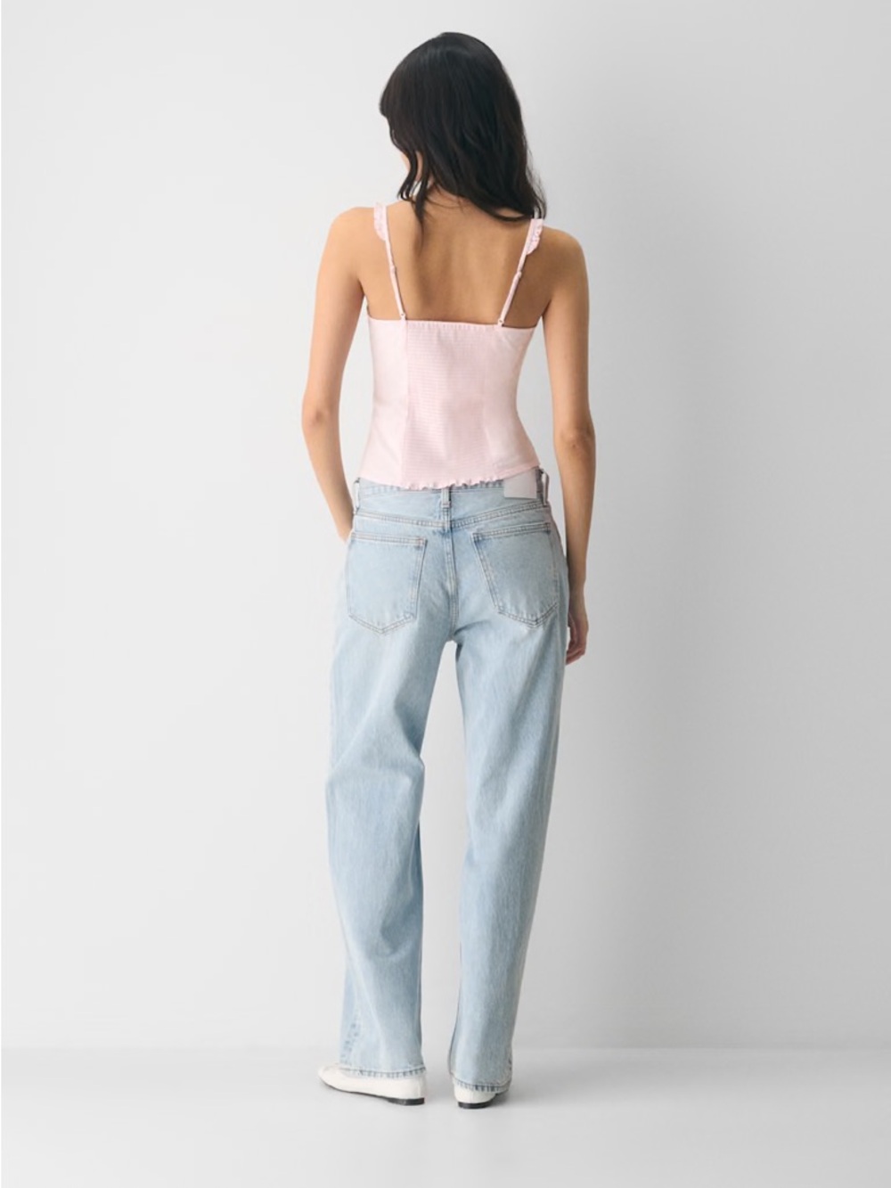 Aritzia Sunday Best Gumdrop Poplin Cami Tank Top - Villa Pink - Picture 4 of 7